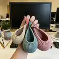 Plush Ballerina Bear Amigurumi Pattern step 1 - construction progress