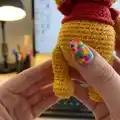 My Teddy Bear Amigurumi Pattern step 2 - assembly progress