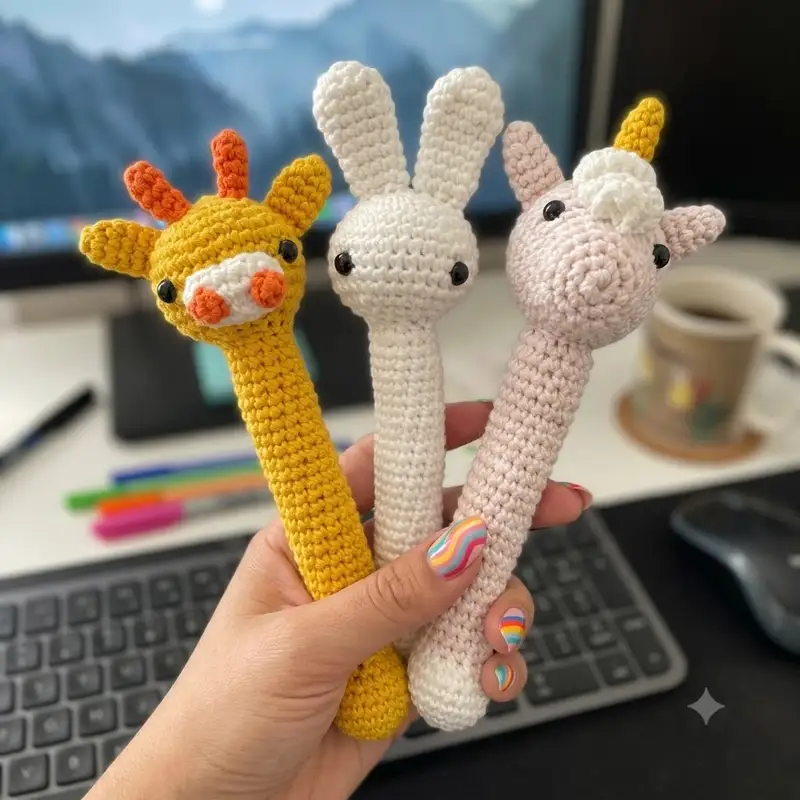 Complimentary Beginner Friendly crochet pattern: Baby Rattle Amigurumi Pattern - Simple to follow guide
