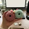 Sea Urchin Shells Pattern step 1 - construction progress