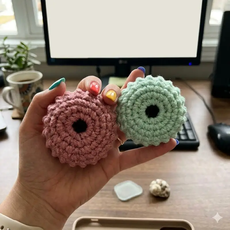 Complimentary Intermediate crochet pattern: Sea Urchin Shells Pattern - Simple to follow guide