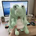Plush Backpack Frog Amigurumi Pattern step 1 - construction progress