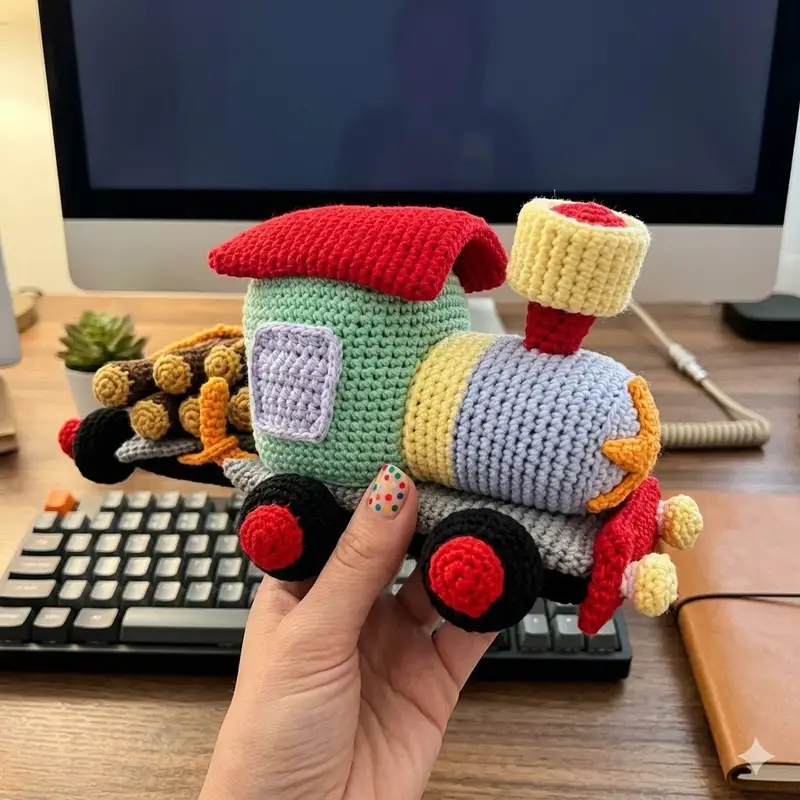 Complimentary Intermediate crochet pattern: Train Loris Amigurumi Pattern - Simple to follow guide