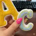 3D-Letters - Full Alphabet Pattern step 2 - assembly progress