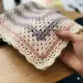 GrannySquare Baby Blanket with shell boarder Pattern step 3 - details and accessories