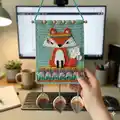 Nordic Fox Wall Hanging Pattern step 3 - details and accessories