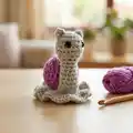 Garden Snails Amigurumi Pattern step 3 - details and accessories