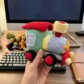 Train Loris Amigurumi Pattern step 2 - assembly progress
