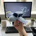 Plush Bonanza Beechcraft V-tail Amigurumi Pattern step 4 - final assembly and finishing