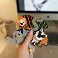 Houses of Wizardry Amigurumi Pattern step 1 - construction progress