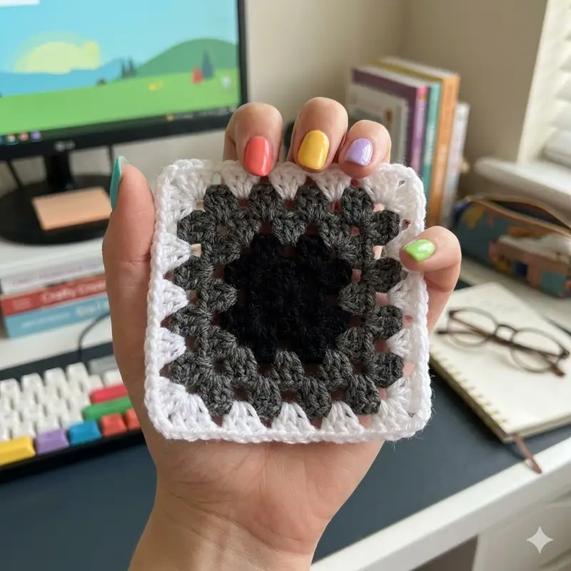 Complimentary Beginner Friendly crochet pattern: Basic Granny Square Pattern - Simple to follow guide