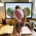 Hot Air Balloon Baby Mobile Amigurumi Pattern step 2 - assembly progress