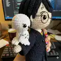Harry Potter Amigurumi Pattern step 3 - details and accessories