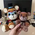 Top Hat Teddy Amigurumi Pattern step 2 - assembly progress