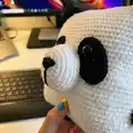 Pillow Panda Amigurumi Pattern step 3 - details and accessories