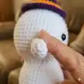 Cute Plushies Ghost Amigurumi Pattern step 3 - details and accessories