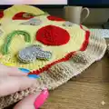 Pizza Blanket Pattern step 3 - details and accessories