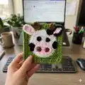 Cow Granny Square Crochet Pattern step 3 - details and accessories