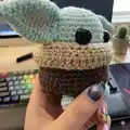 Baby Alien Amigurumi Pattern step 3 - details and accessories
