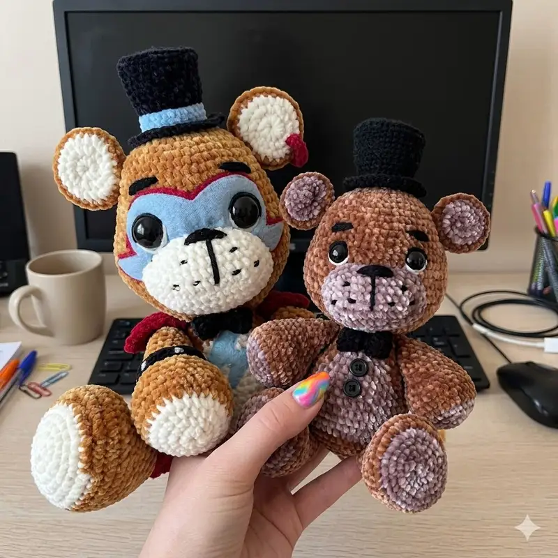 Complimentary Intermediate crochet pattern: Top Hat Teddy Amigurumi Pattern - Simple to follow guide