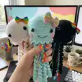 Jellyfish Crochet Amigurumi Pattern step 3 - details and accessories