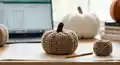 Crochet Pumpkin Pattern step 3 - details and accessories