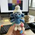 Smurf Amigurumi Pattern step 4 - final assembly and finishing