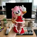 Pink Rascal Amigurumi Pattern step 1 - construction progress