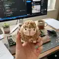 The Little Sheep Amigurumi Pattern step 2 - assembly progress