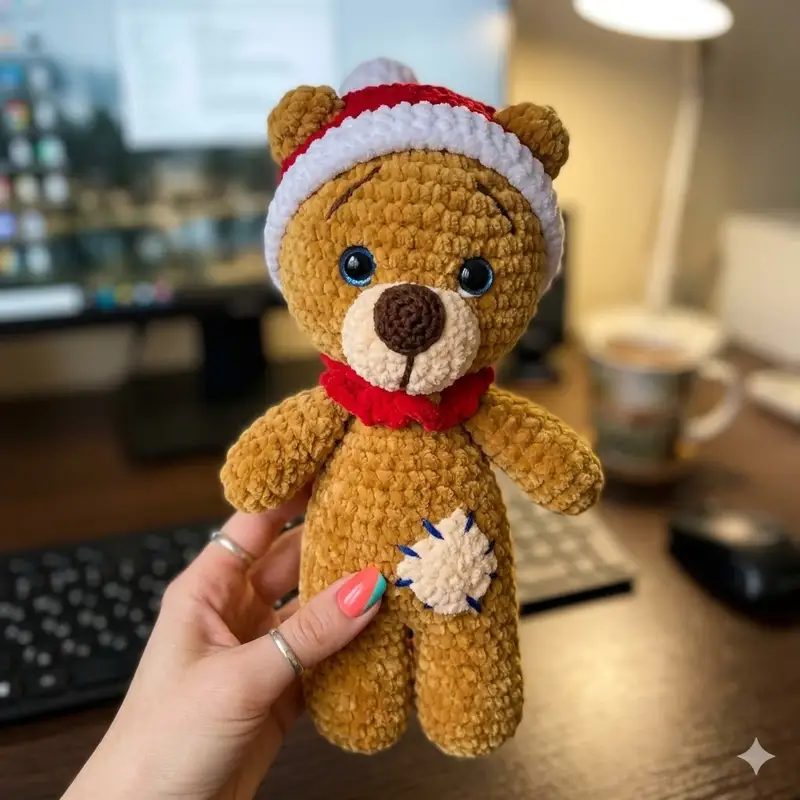 Complimentary Beginner Friendly crochet pattern: Deer Hat and Scarf Amigurumi Pattern - Simple to follow guide