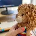 Alan the Lion Amigurumi Pattern step 3 - details and accessories