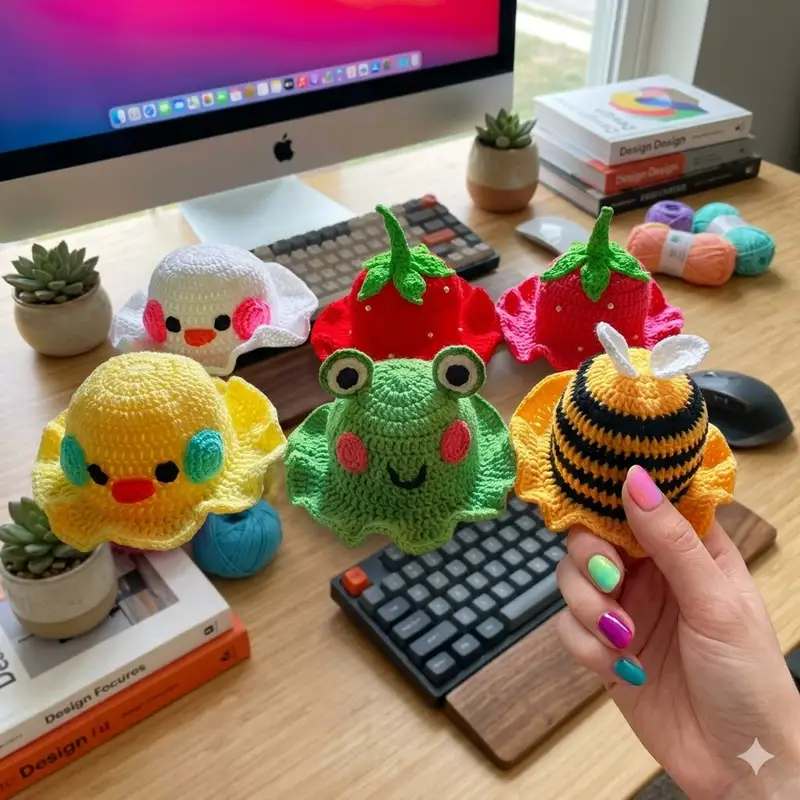 Complimentary Intermediate crochet pattern: Summertime Cuties Pattern - Simple to follow guide