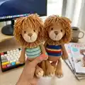 Alan the Lion Amigurumi Pattern step 4 - final assembly and finishing