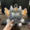 Baby Dino Backpack Amigurumi Pattern step 1 - construction progress