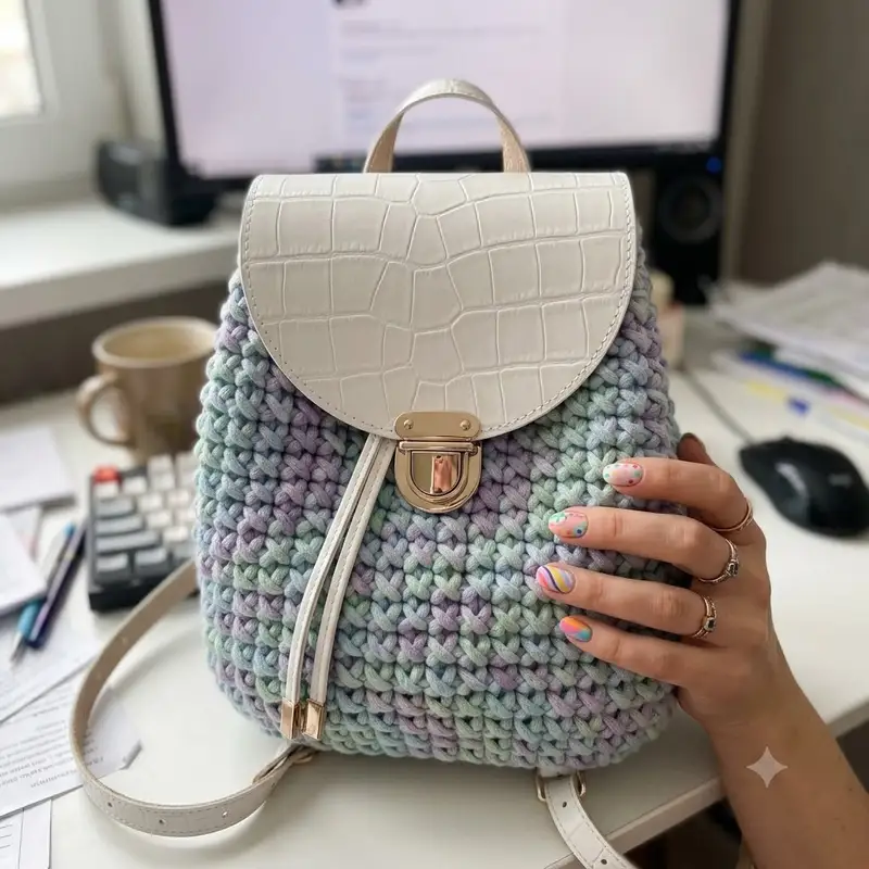 Complimentary Beginner Friendly crochet pattern: Easy Backpack Pattern - Simple to follow guide