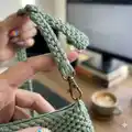 Crochet Bags Maker Trio Pattern step 2 - assembly progress