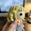 Hermione Granger Amigurumi Pattern step 2 - assembly progress