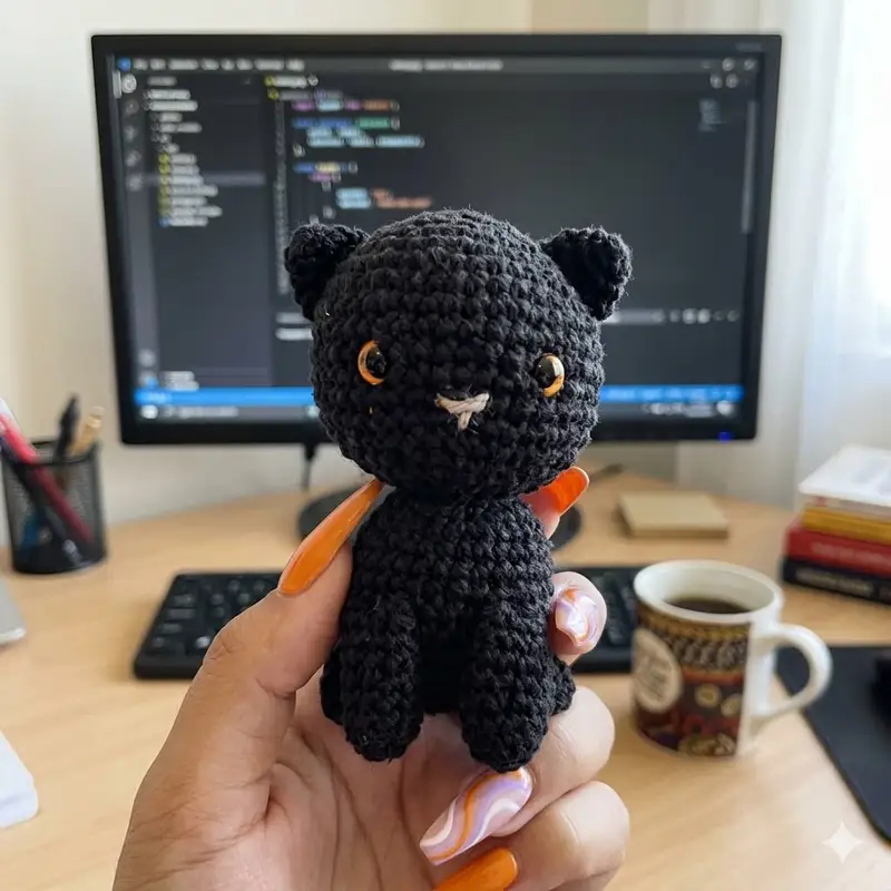Complimentary Beginner Friendly crochet pattern: Gatitos Amigurumi Pattern - Simple to follow guide