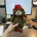 Christmas Outfit Amigurumi Pattern step 4 - final assembly and finishing