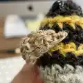 Crochet Bumblebees Amigurumi Pattern step 2 - assembly progress
