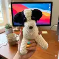 Tip The Border Collie Amigurumi Pattern step 3 - details and accessories