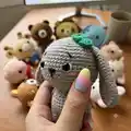 Mini Animal Amigurumi Pattern step 3 - details and accessories