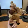 Ostin the Reindeer Amigurumi Pattern step 4 - final assembly and finishing