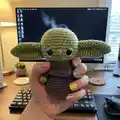 Baby Alien Amigurumi Pattern step 3 - details and accessories