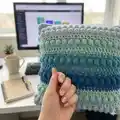 Snowberry cushion cover Pattern step 4 - final assembly and finishing