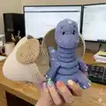 Baby Dino Amigurumi Pattern step 4 - final assembly and finishing