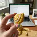 Half lemon and lemon slices Amigurumi Pattern step 2 - assembly progress