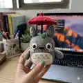 Little Lamp Series Totoro Amigurumi Pattern step 3 - details and accessories
