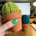 Cactus Amigurumi Pattern step 3 - details and accessories