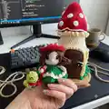 Amanita House Amigurumi Pattern step 4 - final assembly and finishing